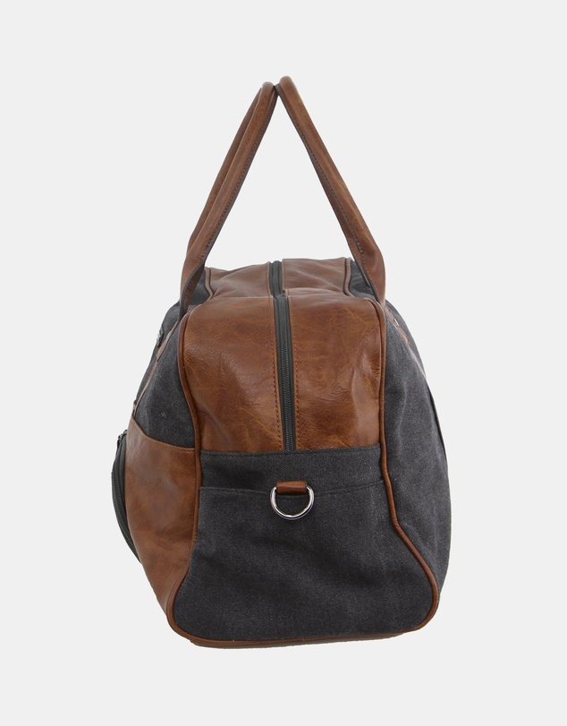 Pierre Cardin - Pierre Cardin Canvas Overnight Bag with Front Pocket