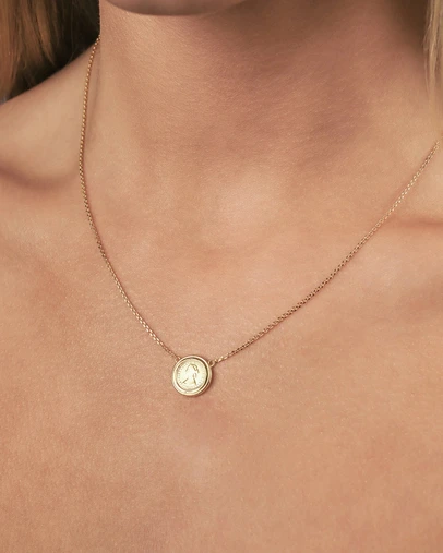 Von Treskow - Fixed Micro Coin Necklace