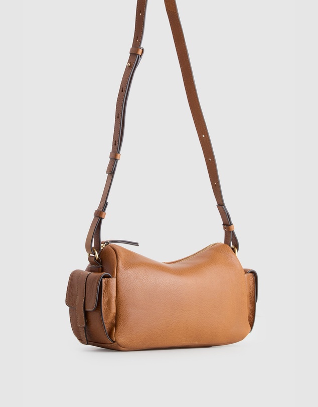 Evity - Narda Leather Pocket Crossbody Bag