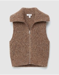 & Other Stories - Knitted Zip-Up Vest