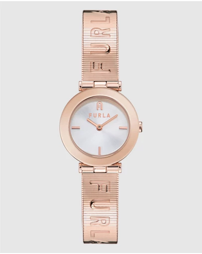 Furla - Piuma Rose Gold-Tone 25mm Bracelet Watch
