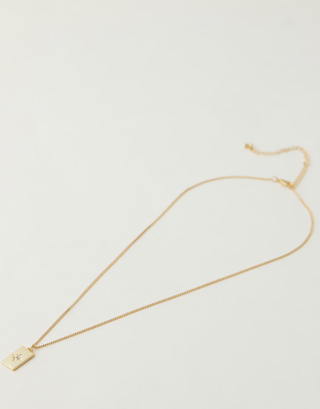 Zahar - March Birthstone Necklace