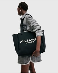 AllSaints - Izzy Large Logo Knitted Tote Bag