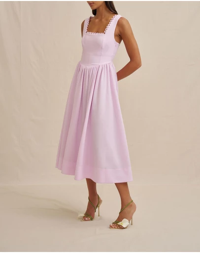 BY JOHNNY. - Nova Scallop Midi Dress