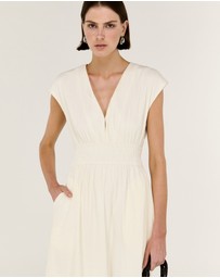 Staple the Label - Ode V-Neck Midi Dress