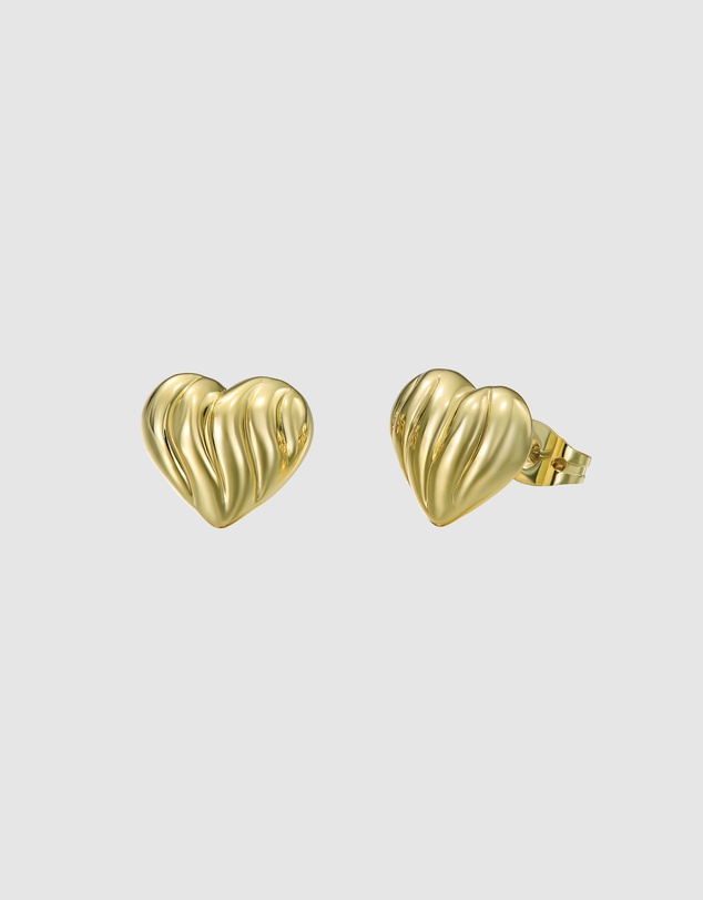 Ted Baker - ROSALIND: Ripple Heart Stud Earrings