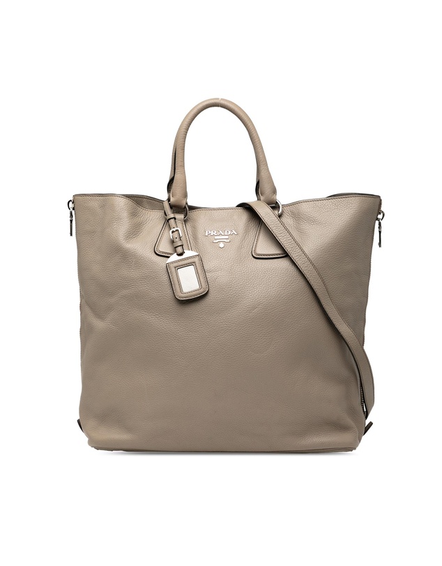 Pre-Loved by Azura Reborn - Pre-Loved Vitello Daino Side Zip Convertible Tote