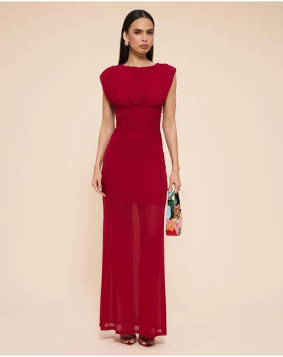 CHANCERY - Savanna Mesh Maxi Dress