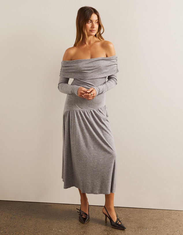 AERE - Wool Lyocell Tiered Midi Dress