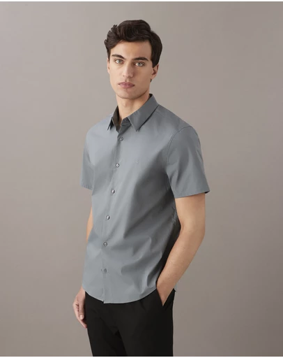 Calvin Klein - Cotton Stretch Classic Button Down Shirt