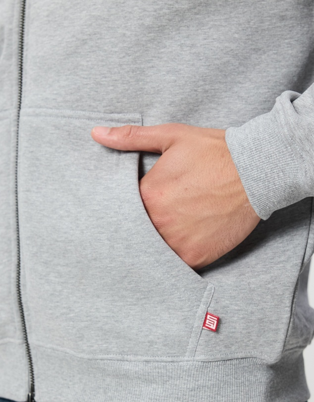 S Double - Cursive Zip Hoodie