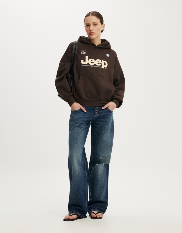 Cotton On - Boxy License Graphic Hoodie