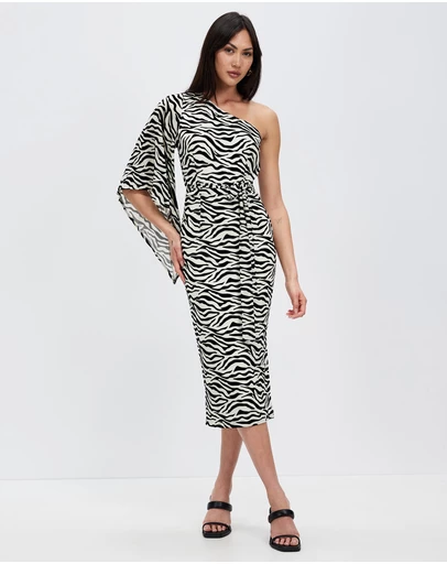 Honey and Beau - Wild Jungle One Shoulder