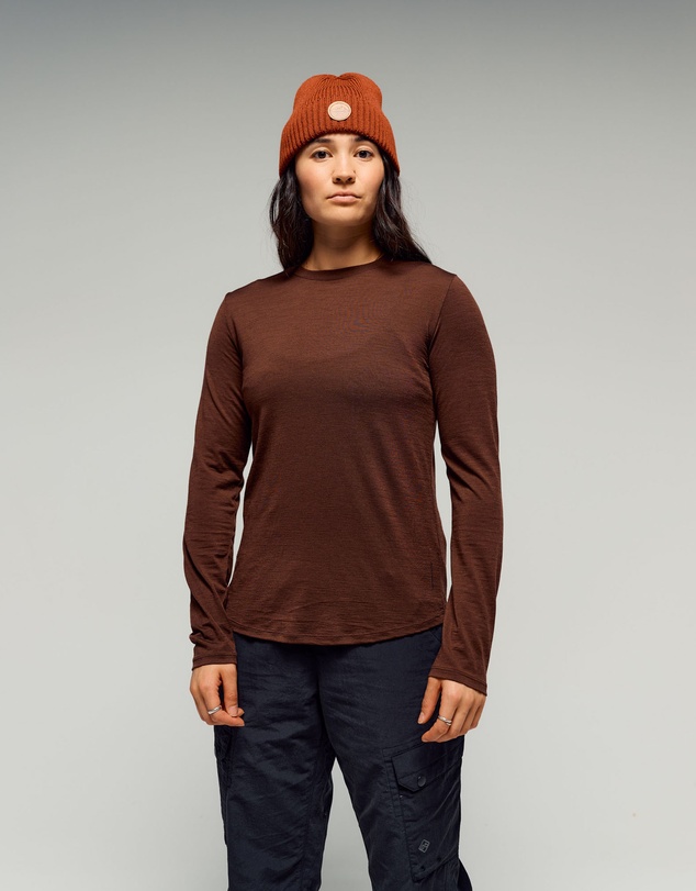 Kathmandu - 100% Merino Long Sleeve Crew Top