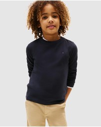 Tommy Hilfiger - Basic Long Sleeve Knit Tee - Kids