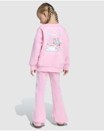 adidas Originals - adidas x Disney Crew Flared Leggings Set - Babies-Kids