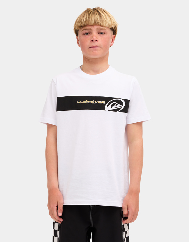 Quiksilver - Boys 8 to 16 Tilt Panel T-Shirt