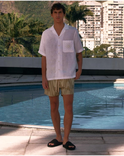 Frescobol Carioca - Alves Linen SS Shirt