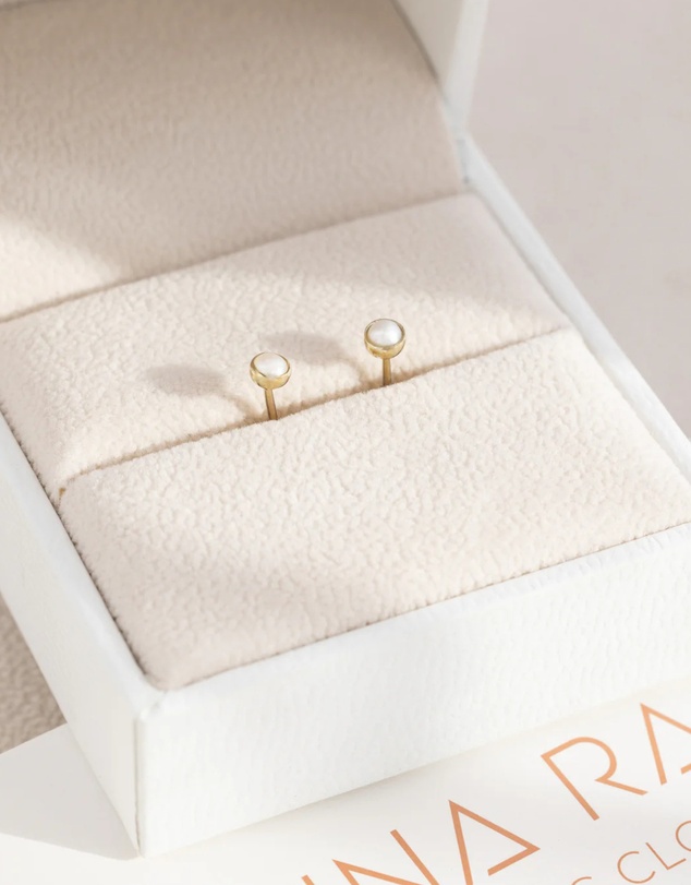 Luna Rae - Solid Gold - Hilo Studs