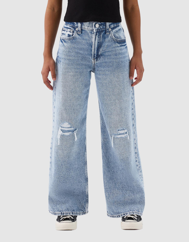 GAP - Low Rise Stride Wide-Leg Jeans - Kids-Teens