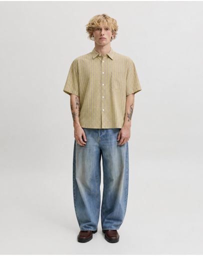 Cornsilk Checks