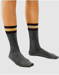 High Heel Jungle - Varsity Lurex 3/4 Socks