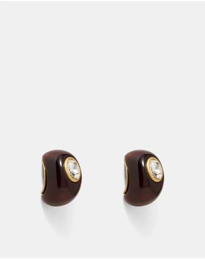MIMCO - Destined Resin Hoop Earrings