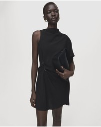 M.N.G - Short Asymmetrical Sleeve Dress