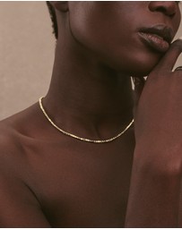 Najo - Quadrille Yellow Gold Necklace (45cm+ext)
