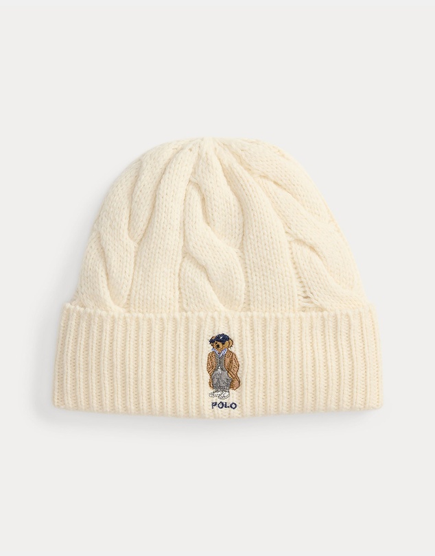 Polo Ralph Lauren - Polo Bear Cable Wool-Blend Beanie