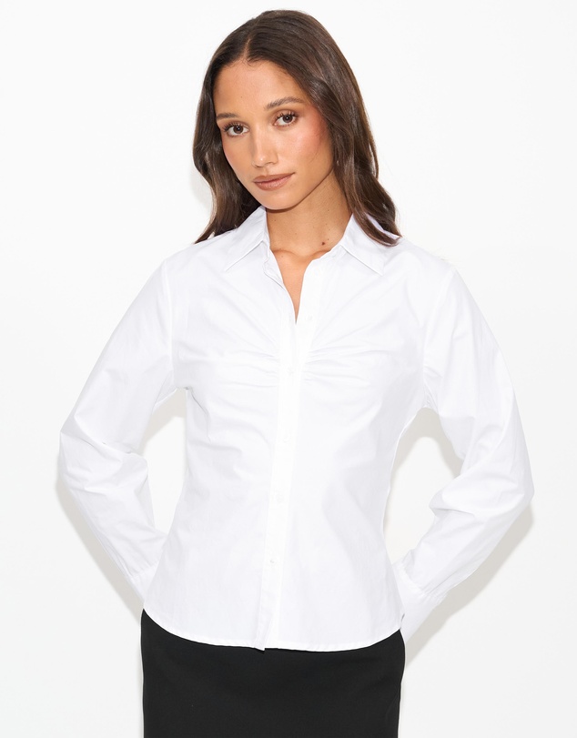 Dazie - Avery Gathered Shirt