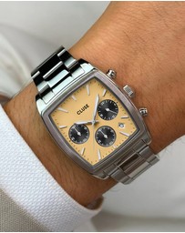 Cluse - Quartaut Chrono Yellow/Silver Link