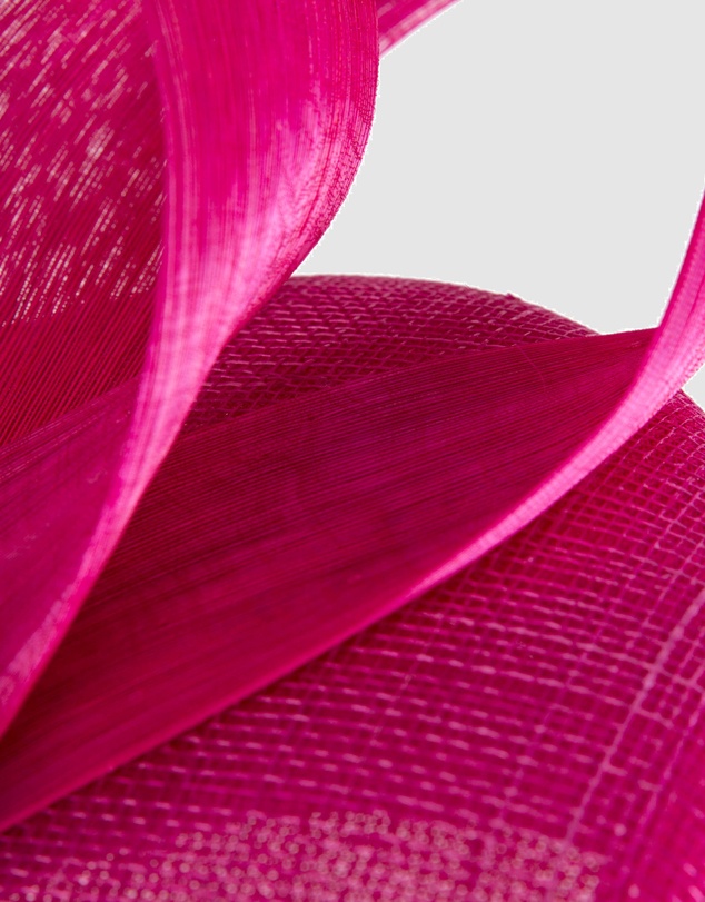 Max Alexander - Fuchsia Pillbox Racing Fascinator