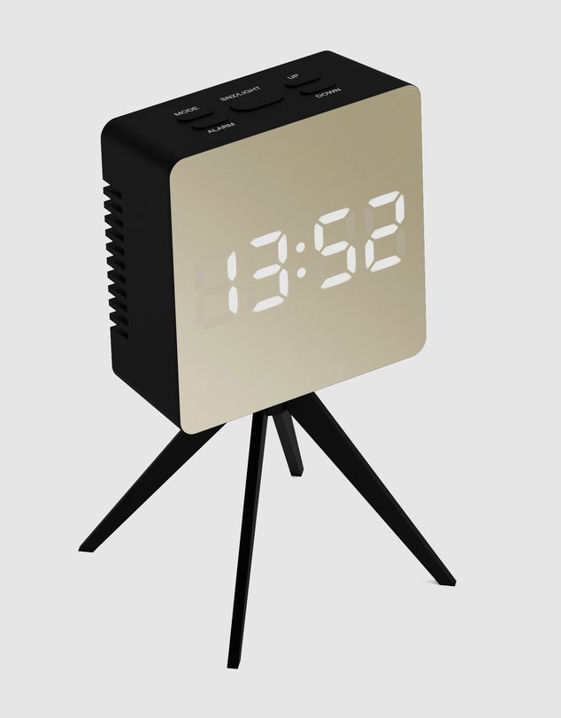 Newgate - Newgate Space Hotel Droid Led Alarm Clock Black