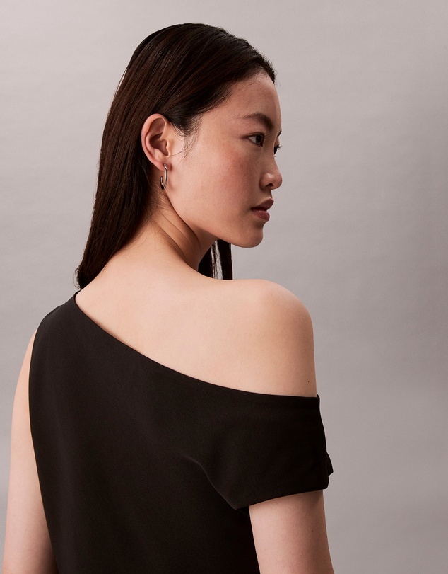 Calvin Klein - Crepe One Shoulder Top