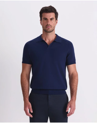 Sportscraft - Brookes Short Sleeve Knit Polo