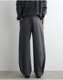 COS - Pima Cotton Barrel-Leg Trousers
