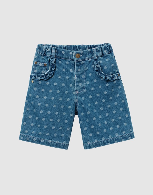 Goldie + Ace - Carpenter Denim Shorts - ICONIC EXCLUSIVE - Babies-Kids