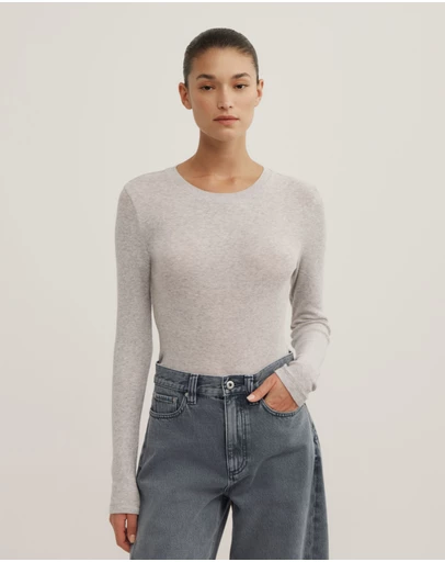 Witchery - Fine Jersey Long Sleeve Top