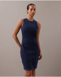 Calvin Klein Jeans - Denim Bodycon Mini Dress