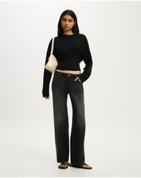 Cotton On - Petite Low Rise Straight Jean