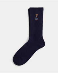 Polo Ralph Lauren - Polo Bear Cotton-Blend Crew Socks