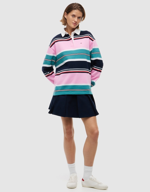 Tommy Jeans - Relaxed Multi Stripe Rugby