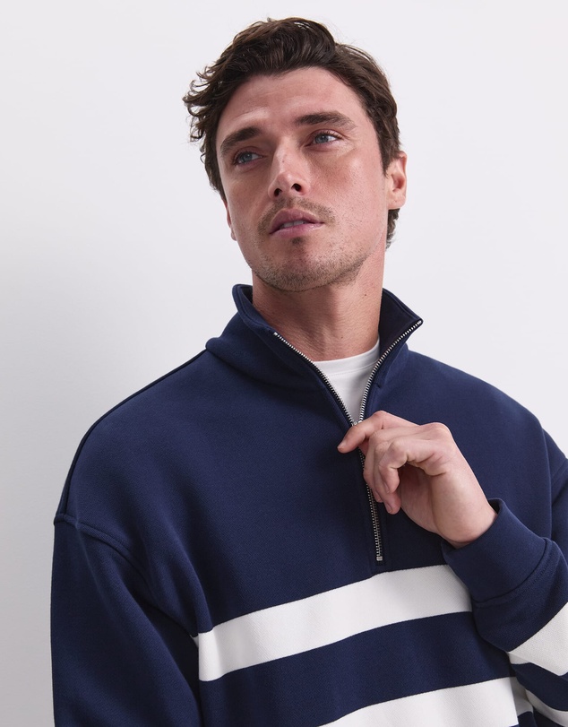 Sportscraft - Stripe Zip Sweatshirt