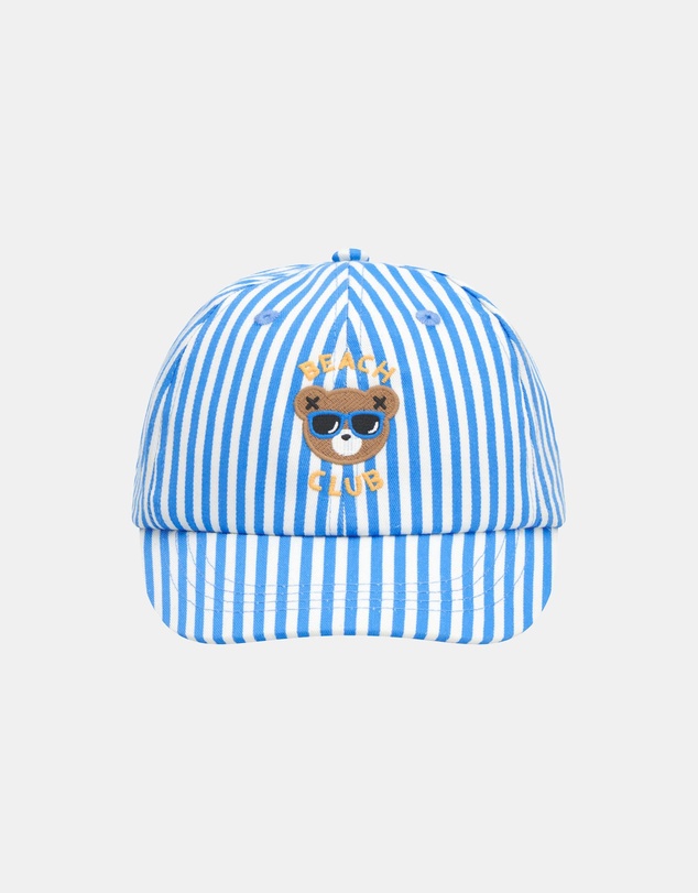 Huxbaby - Beach Club Hux Ticking Stripe Cap - ICONIC EXCLUSIVE - Babies-Kids