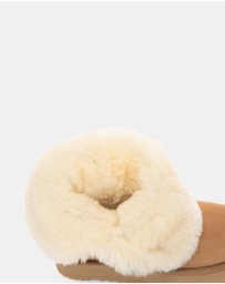 EVERAU - Australian Shepherd Ugg Carmont Platform Double Faced Sheepskin Upper UGG Boots