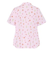 City Chic - Kitty Berry Print Pyjama Shirt