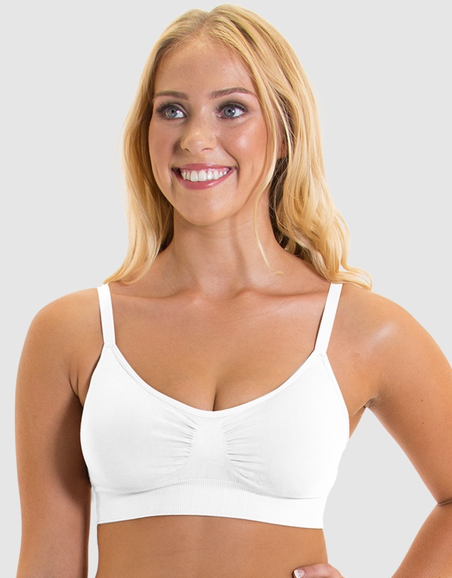 B Free Intimate Apparel - Wire-free Bamboo Padded Bra (B-C-D-DD-E-F-G-H) Cup