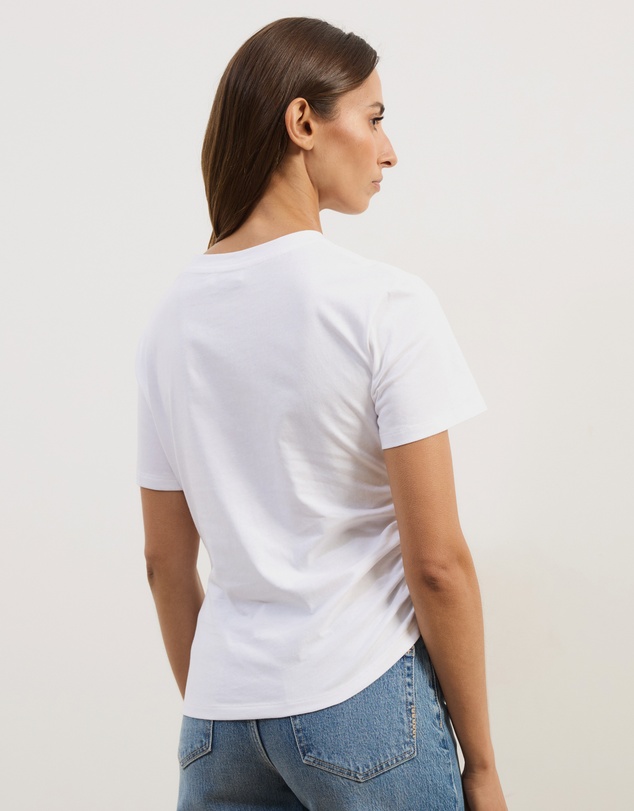 Atmos&Here - Emi Asymmetric Hem T-Shirt