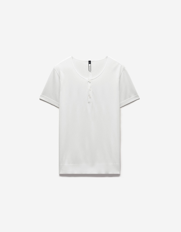 Calibre - Short Sleeve Tech Henley Ivory